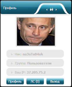 Скрипт мини профиля как на Thecss.ru