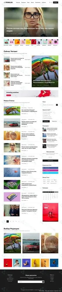 Шаблон PENBLOG для DLE
