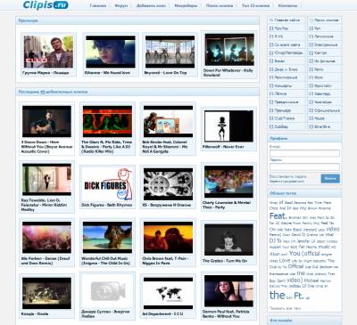 Шаблон clipis для ucoz