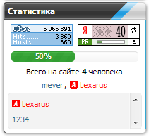 Статистика сайта для Ucoz
